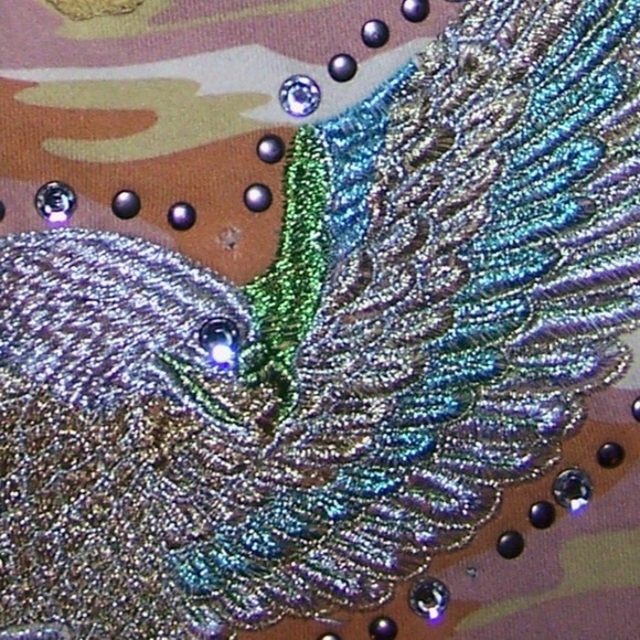 Y2K Miss Me Jacket Zip Sweatshirt Size S - Picture 7 of 8